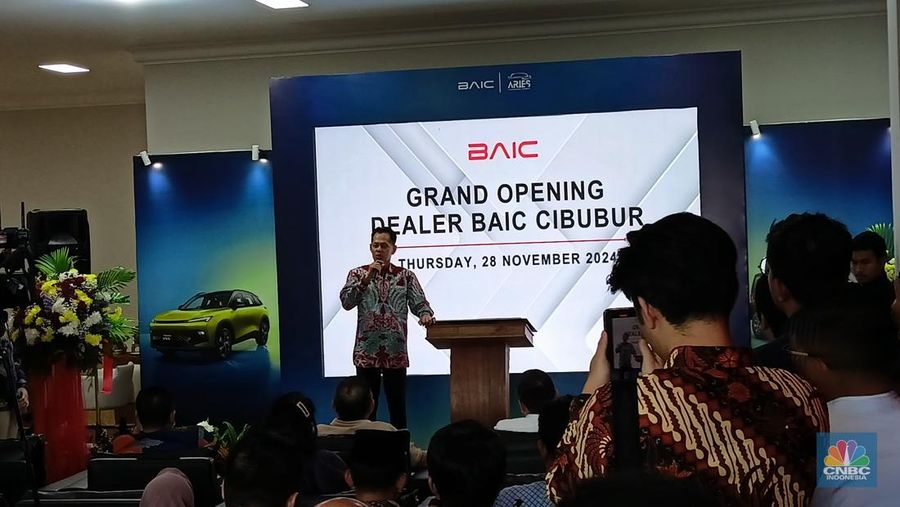 Grand Operning Dealer BAIC Cibubur. (CNBC Indonesia/Ferry Sandi)