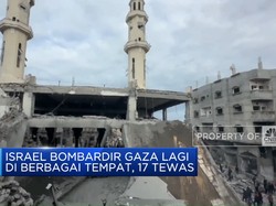 Video: Israel Bombardir Gaza Lagi di Berbagai Wilayah, 17 Tewas