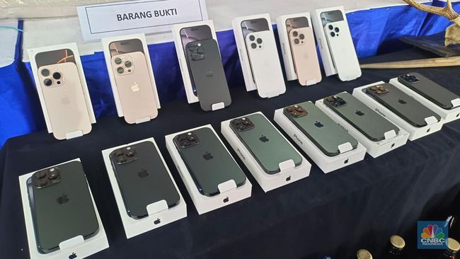 106 Unit iPhone 16 - Miras Senilai Rp2,9 Miliar Disita dan Dihancurkan