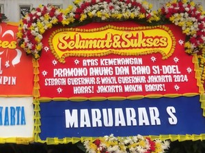 Tanda Tanya Karangan Bunga Maruarar S Buat Pram yang Ditertawakan Ara
