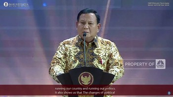 Video: Pidato Lengkap Prabowo di Pertemuan Tahunan Bank Indonesia