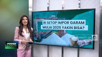 Video: RI Setop Impor Garam Mulai 2025, Yakin Bisa?