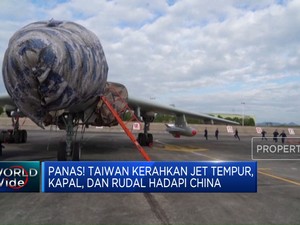 Video: Taiwan Panas! Kerahkan Jet Tempur, Kapal & Rudal Hadapi China