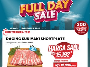Diskon Gila-Gilaan! Harga Daging Dibanting Abis di Transmart Full Day Sale