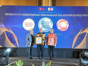 Bank Sumsel Babel Raih Penghargaan Trusted Company dari IICG