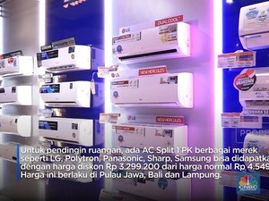 Video: Besok di Transmart AC 1 PK Cuma Rp 3,2 Juta + Bonus Pasang