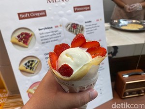 Mencicipi Dessert Kekinian dalam Pasar, Ada Onde Isi Cokelat dan Soft Crepes