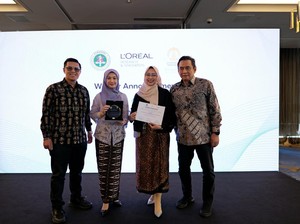 Istri Bos Baba Rafi Jadi Pemenang Hair & Skin Research Grant 2024