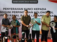 Bareng Tito dan Ara, AHY Relokasi 139 Warga Kolong Tol Angke ke Rusun