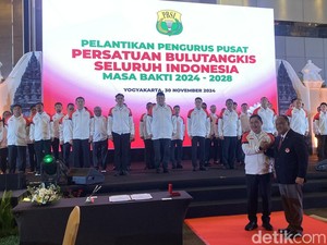 Sah! Pengurus Pusat PBSI Dilantik di Jogja, Simak Daftarnya