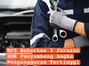 Infografis: BPS Ungkap 3 Jurusan SMK Ini Penyumbang Angka Pengangguran Tertinggi