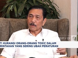 Video: Ganggu Investasi, Luhut: Kurangi Orang "Toxic" di Pemerintahan