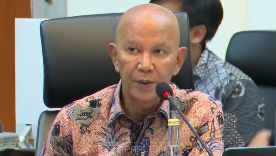 Ketua Banggar DPR, Said Abdullah dalam rapat dengan para Kemenko Kabinet Merah Putih di DPR RI, Jakarta, Senin (2/12/2024). (Tangkapan Layar Youtube TVR Parlemen)