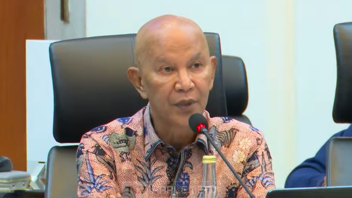 Ketua Banggar DPR, Said Abdullah dalam rapat dengan para Kemenko Kabinet Merah Putih di DPR RI, Jakarta, Senin (2/12/2024). (Tangkapan Layar Youtube TVR Parlemen)