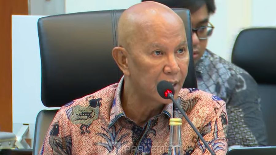 Ketua Banggar DPR, Said Abdullah dalam rapat dengan para Kemenko Kabinet Merah Putih di DPR RI, Jakarta, Senin (2/12/2024). (Tangkapan Layar Youtube TVR Parlemen)