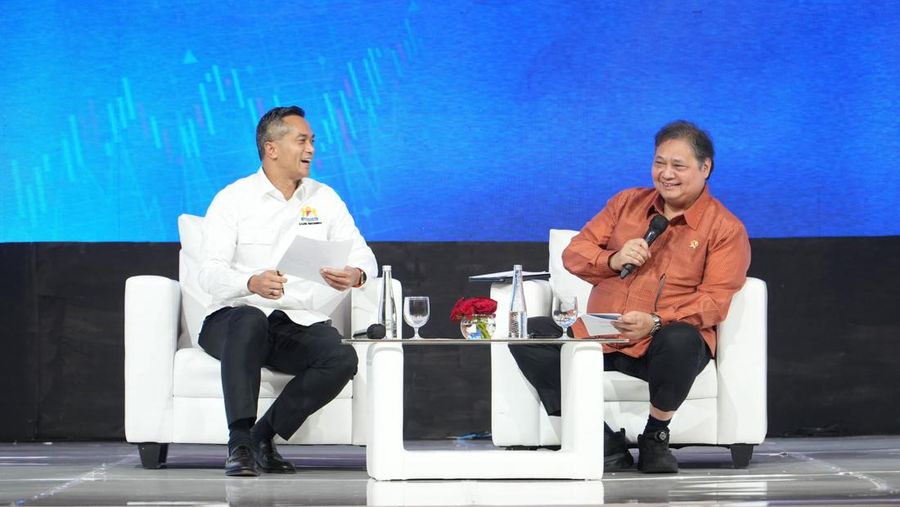 Menteri Koordinator Bidang Perekonomian Airlangga Hartarto, hadir dalam Rapimnas KADIN 2024. (Dok. Kemenko Perekonomian)