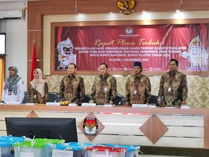 KPU Klaten Bakal Serahkan Hasil Rekapitulasi Suara Pilkada 2024 Besok