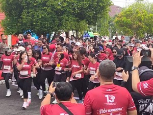 Pemprov Kalteng Edukasi Warga soal Bahaya Narkoba-Judol Lewat Fun Run