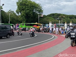Reuni 212 Selesai, Massa Tinggalkan Kawasan Monas