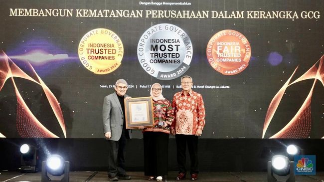 Mantap! TASPEN Raih 'The Most Trusted Company' 2024