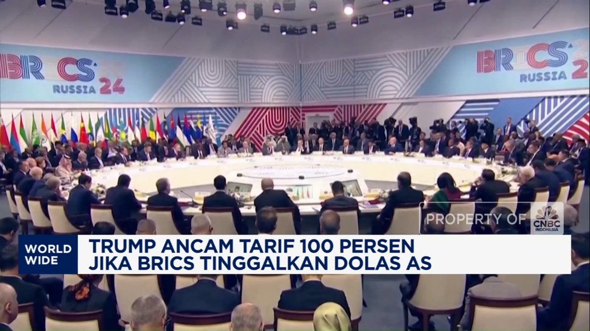Trump Siap Panaskan Perang Ekonomi: Ancaman Tarif 100% untuk BRICS yang Jauh dari Dolar AS!