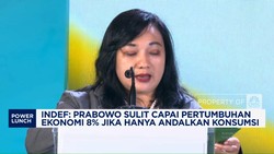 Video:INDEF: Prabowo Sulit Capai Pertumbuhan 8% Jika Andalkan Konsumsi
