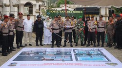 Kapolres Rohul Pastikan Penghitungan Suara dari TPS hingga Pleno Aman