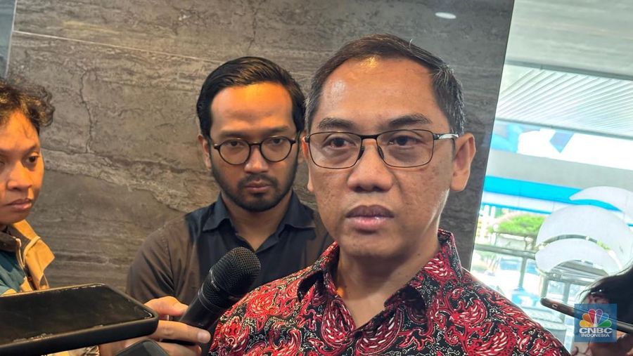 Pelaksana Tugas (Plt) Direktur Jenderal Pengawasan Ruang Digital Komdigi, Alexander Sabar. (CNBC Indonesia/Novina)