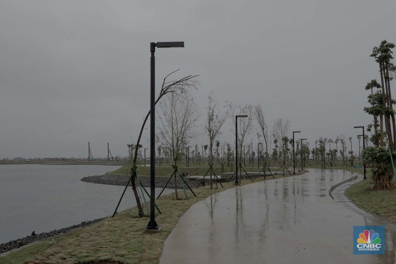 Suasana kawasan pengembangan wilayah berbasis hijau atau yang dinamakan Tropical Coastland di Tangerang, Banten, Selasa (3/12/2024). (CNBC Indonesia/Muhammad Sabki) Suasana kawasan pengembangan wilayah berbasis hijau atau yang dinamakan Tropical Coastland di Tangerang, Banten, Selasa (3/12/2024). (CNBC Indonesia/Muhammad Sabki)