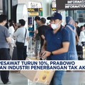 Video: Harga Tiket Pesawat Turun 10%, Prabowo Jamin Industri Tak Rugi