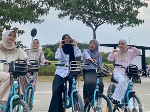Serunya Gowes Sepeda Bareng Teman di Bandung