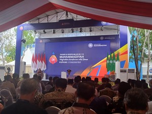 Prabowo Hadiri Tanwir dan Milad Ke-122 Muhammadiyah di Kupang NTT