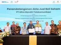 PT PP Infrastruktur Divestasi Saham Bisnis Telekomunikasi ke Mitratel