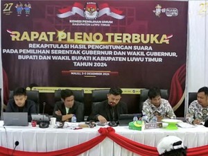 Hasil Pilkada Luwu Timur, Ibas-Puspa Tumbangkan Petahana dengan 88.748 Suara