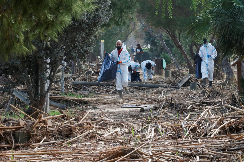 Laguna Albufera di Wilayah selatan Valencia dibanjiri berton-ton sampah plastik, mobil rusak, dan produk farmasi akibat banjir bandang yang melanda Spanyol tenggara bulan lalu. (REUTERS/ Eva Manez) Laguna Albufera di Wilayah selatan Valencia dibanjiri berton-ton sampah plastik, mobil rusak, dan produk farmasi akibat banjir bandang yang melanda Spanyol tenggara bulan lalu. (REUTERS/ Eva Manez)