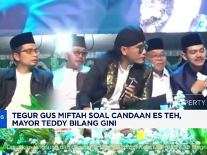  Mayor Teddy Tegur Gus Miftah Soal Candaan Es Teh