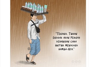 Lihat 4 Ilustrasi Jual Es Bakul Lebih Baik dari Jual Agama yang Viral