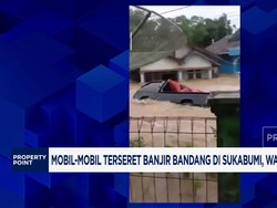 Video: Mobil-Mobil Terseret Banjir Bandang di Sukabumi