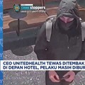 Video: CEO UnitedHealth Tewas Ditembak di Depan Hotel, Pelaku Diburu