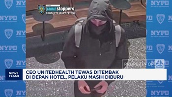 Video: CEO UnitedHealth Tewas Ditembak di Depan Hotel, Pelaku Diburu