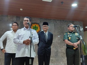 Amran Rapat Bareng Menteri PU-KASAD Bahas Percepatan Swasembada Pangan