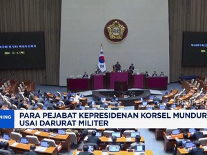 Video: Pejabat Kepresidenan Korsel Mundur Usai Darurat Militer