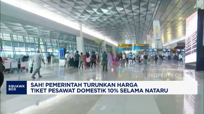 Video: Pemerintah Turunkan Harga Tiket Pesawat Domestik 10% di Nataru