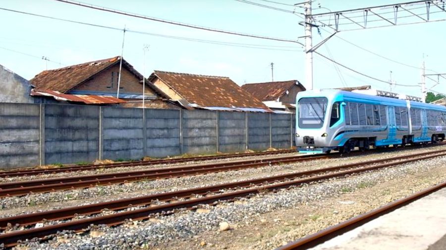 Trem Otonom Bertenaga Baterai, Hasil Kolaborasi PT INKA (Persero) dan Institut Teknologi Bandung. (Dok. PT INKA)