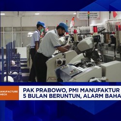 Video: Alarm Bahaya! PMI Manufaktur RI Merosot 5 Bulan Beruntut