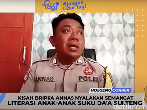 Tangis Bripka Annas Ceritakan Harapan untuk Anak-anak di Pelosok Donggala