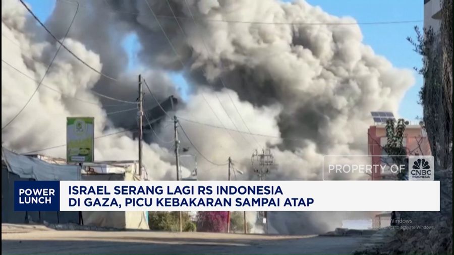 Israel Serang Lagi RS Indonesia di Gaza, Picu Kebakaran Sampai Atap