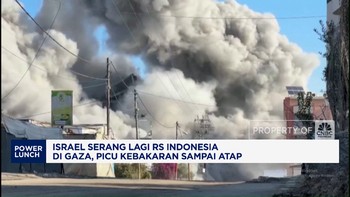 Video: Israel Serang RS Indonesia di Gaza, Picu Kebakaran Sampai Atap