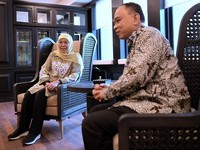 Bertemu Menkop, Khofifah: NU Siap Dukung Program Makan Bergizi Gratis