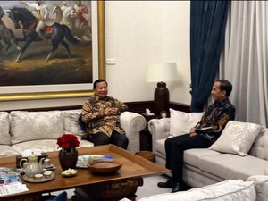 Prabowo Unggah Momen dengan Jokowi: Terima Kasih Sudah Datang ke Kertanegara